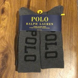 Brand New Polo Ralph Lauren Socks Big Logo